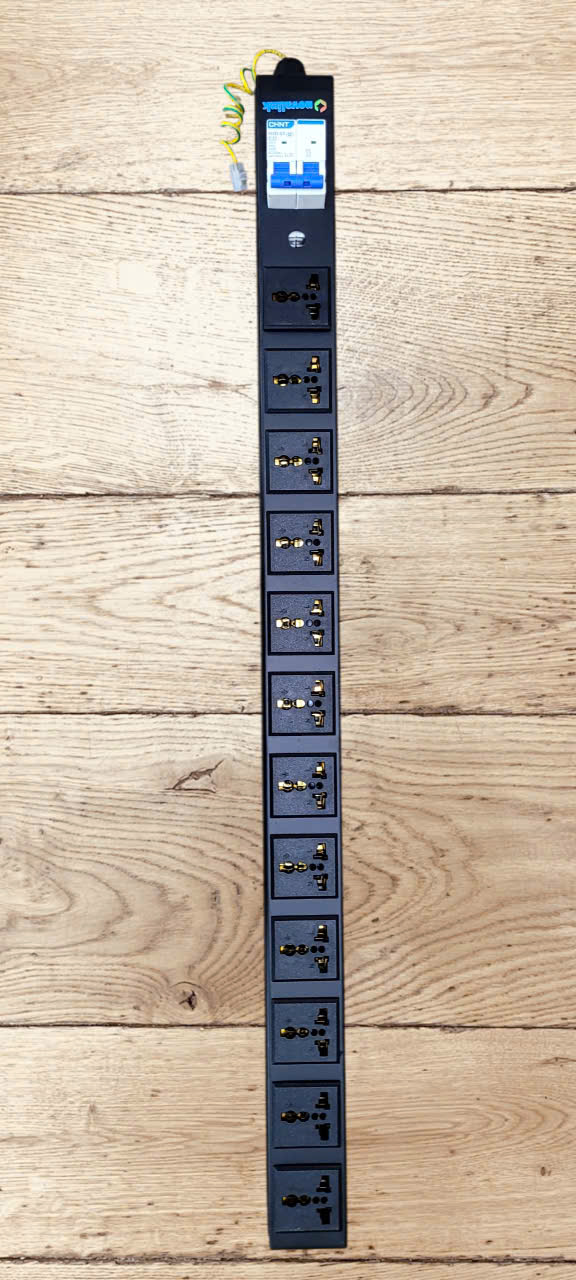 Thanh nguồn PDU 12 ổ cắm đa năng 16A NOVALINK NV-66203  Ch&iacute;nh h&atilde;ng, chịu tải cao